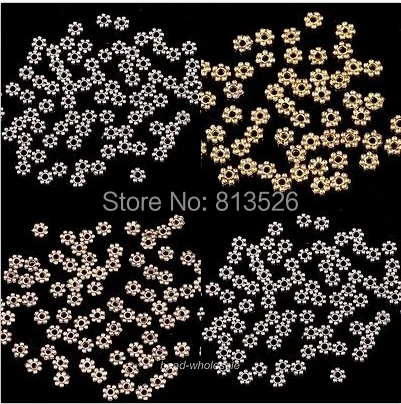 OMH wholesale Antique Silver/Golden/Bronze 300pcs Flower Daisy Findings Spacer Bead 6mm ZL133
OMH wholesale Antique Silver/Golden/Bronze 300pcs Flower Daisy Findings Spacer Bead 6mm ZL133
