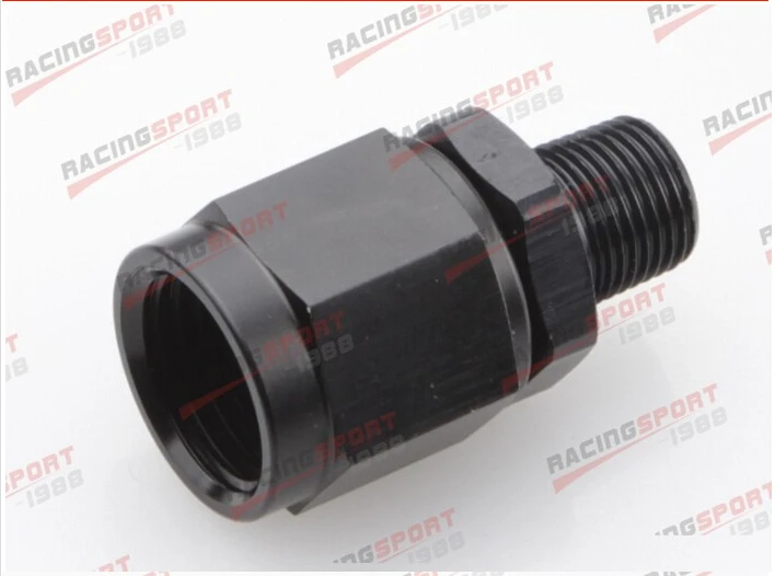 Aluminum Fitting Adapter Swivel -12AN AN12 Female to 3/4" NPT Male AD16015 black
Aluminum Fitting Adapter Swivel -12AN AN12 Female to 3/4" NPT Male AD16015 black