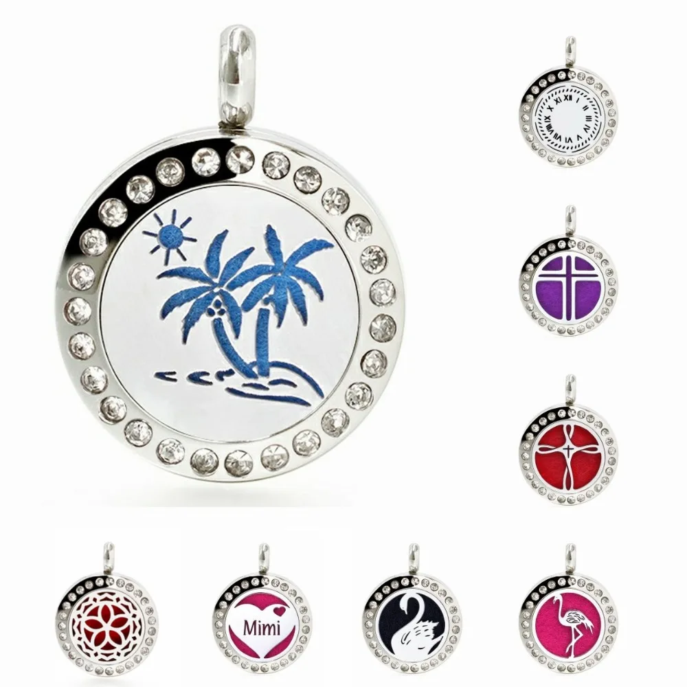 New arrival Fish Elephant Palm Tree 20mm 316L Stainless Steel essential oil diffuser locket Perfume pendant necklace Free 10pads
New arrival Fish Elephant Palm Tree 20mm 316L Stainless Steel essential oil diffuser locket Perfume pendant necklace Free 10pads
