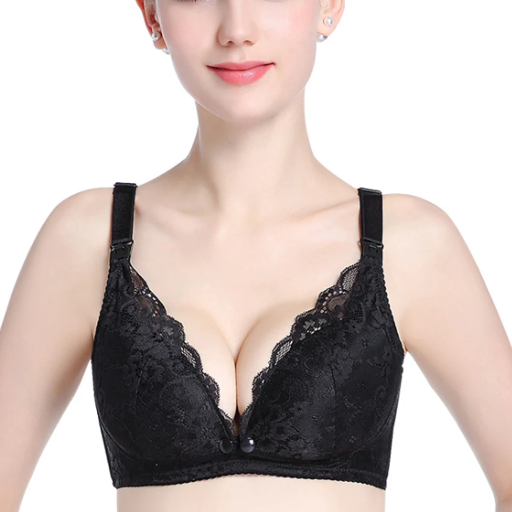 New Nursing Bra Cotton Lace Breathable Front Opening Wire Free Maternity Pregnant Nursing Bra Breastfeeding Bra Plus Size
New Nursing Bra Cotton Lace Breathable Front Opening Wire Free Maternity Pregnant Nursing Bra Breastfeeding Bra Plus Size