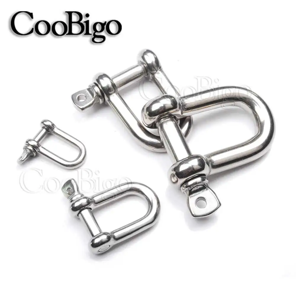 1pcs Pack M4 ~ M18 Stainless Steel D Shackle Rigging Steel Dog Cable Wire Rope Tool Fitting Metal Hardwear Connector#FLQ045
1pcs Pack M4 ~ M18 Stainless Steel D Shackle Rigging Steel Dog Cable Wire Rope Tool Fitting Metal Hardwear Connector#FLQ045