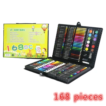 168 New children painting set drawing tool brush elementary water color pen art stationery learning supplies
168 New children painting set drawing tool brush elementary water color pen art stationery learning supplies