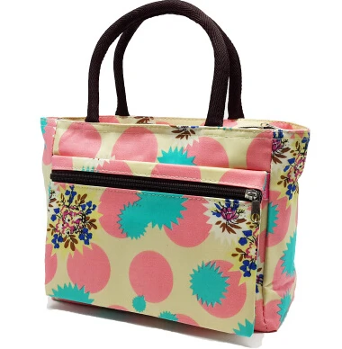 Canvas handbags Mummy bag lunch hand carry waterproof cloth small square | Багаж и сумки