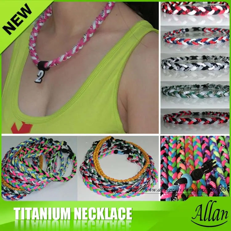 Fashion titanium tornado germanium ion sports balance braided baseball necklace
Fashion titanium tornado germanium ion sports balance braided baseball necklace