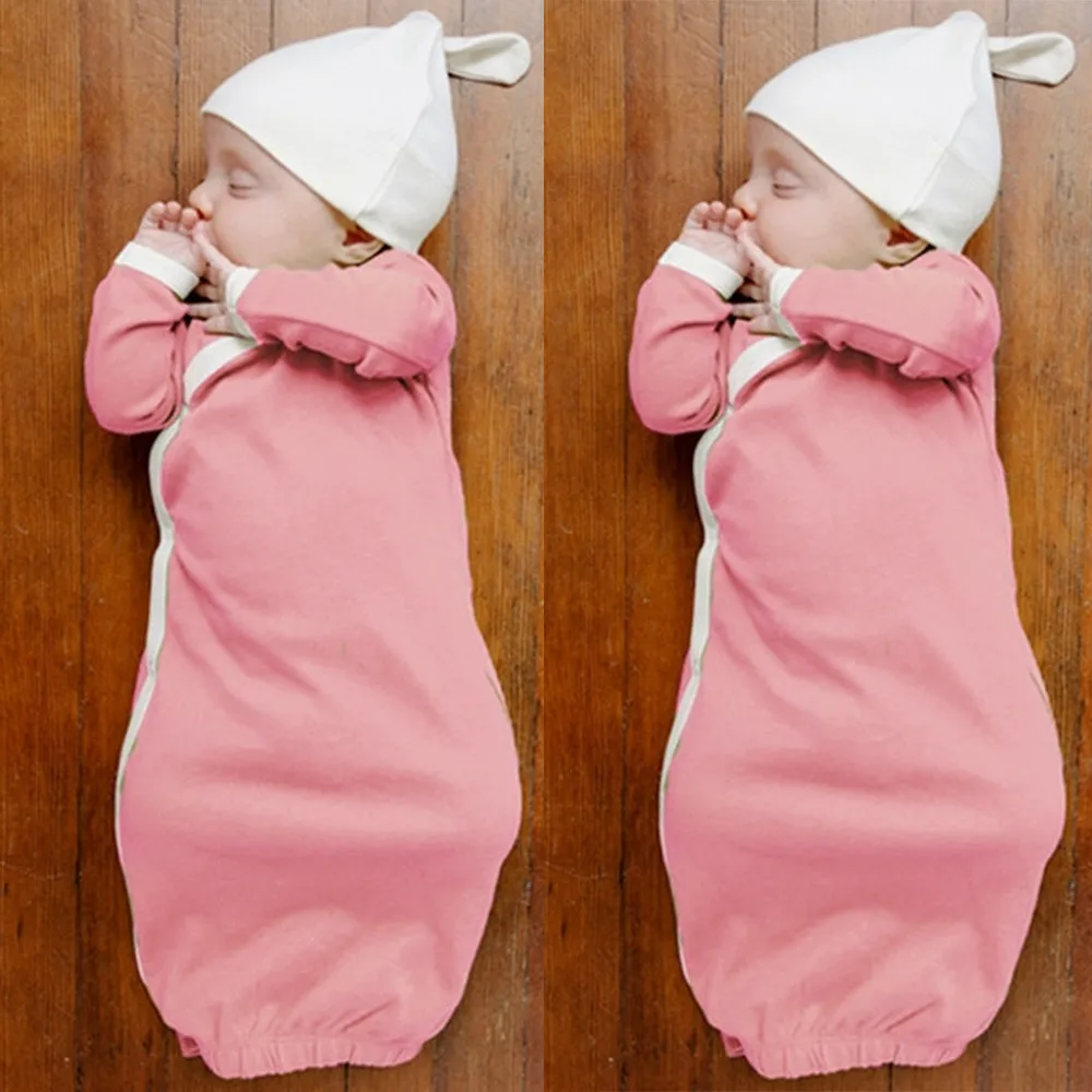 CHAMSGEND Green Pink two style Newborn Infant Baby Boy Girl Long Sleeve Gown Knot Baby Sleeping Sleeve Hat Clothes Set jul26 P30
CHAMSGEND Green Pink two style Newborn Infant Baby Boy Girl Long Sleeve Gown Knot Baby Sleeping Sleeve Hat Clothes Set jul26 P30