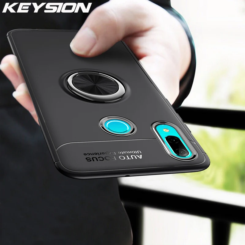 KEYSION Ring Holder Phone Case For Huawei P Smart Z Magnetic Car Stand Soft Silicone Matte Back Cover For Huawei Y9 Prime 2019
KEYSION Ring Holder Phone Case For Huawei P Smart Z Magnetic Car Stand Soft Silicone Matte Back Cover For Huawei Y9 Prime 2019