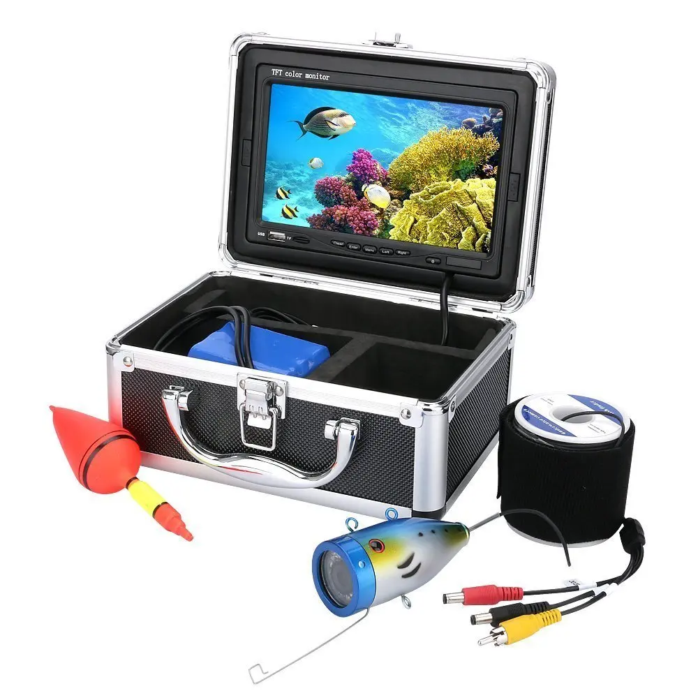 15M Cable Fish Finder Underwater Ice Video Fishing Camera 7 Inch Monitor Camera Kit HD 1000TVL
15M Cable Fish Finder Underwater Ice Video Fishing Camera 7 Inch Monitor Camera Kit HD 1000TVL