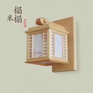 Japanese tatami platform entrance balcony wall lamp aisle lights log Lamps lighting
Japanese tatami platform entrance balcony wall lamp aisle lights log Lamps lighting