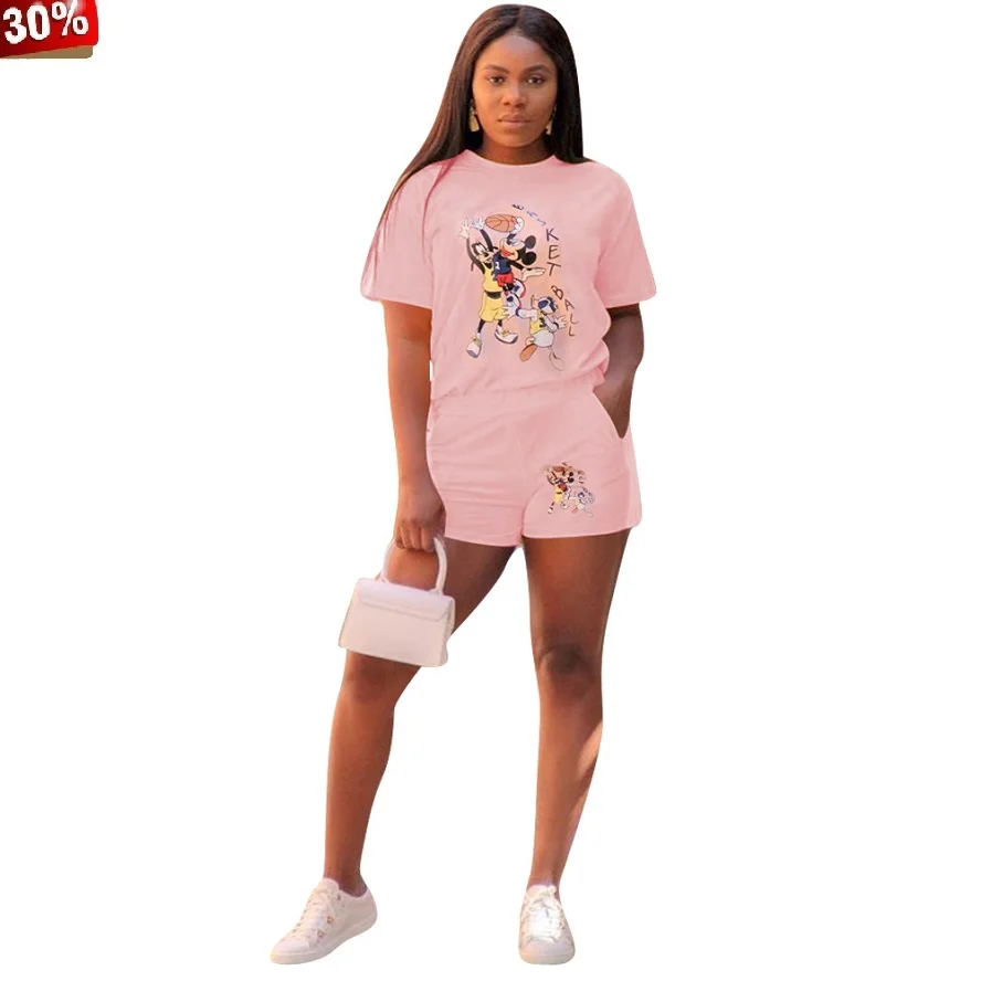 Yellow Top Cartoon Print Biker Two Piece Short Set Tracksuit Women Set Top and Pants Biker Shorts Summer Hot Pink Cute Outfit
Yellow Top Cartoon Print Biker Two Piece Short Set Tracksuit Women Set Top and Pants Biker Shorts Summer Hot Pink Cute Outfit