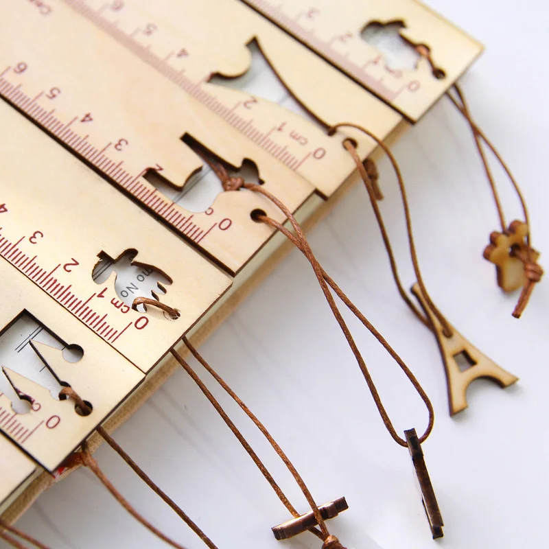 Cute Kawaii Cartoon Animal Crown Pendant Wooden Ruler Tower Bookmark Creative Drawing Korean School Stationery Supplies Gift
Cute Kawaii Cartoon Animal Crown Pendant Wooden Ruler Tower Bookmark Creative Drawing Korean School Stationery Supplies Gift