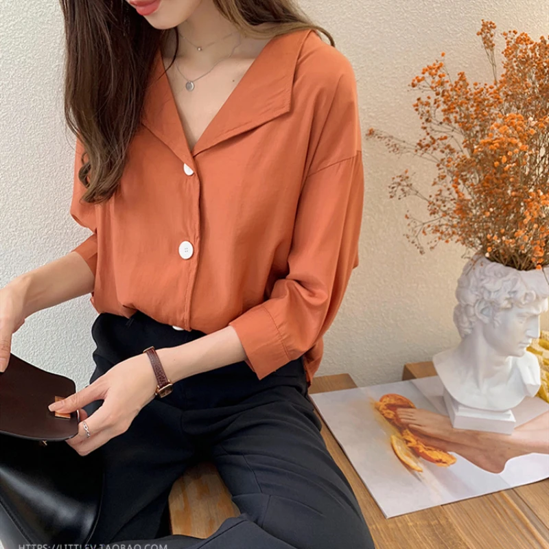Women Tops Blouses 2019 Summer Thin V-Neck Chiffon Blouse Female Office Workwear Shirts Blouse Plus Size M190602
Women Tops Blouses 2019 Summer Thin V-Neck Chiffon Blouse Female Office Workwear Shirts Blouse Plus Size M190602