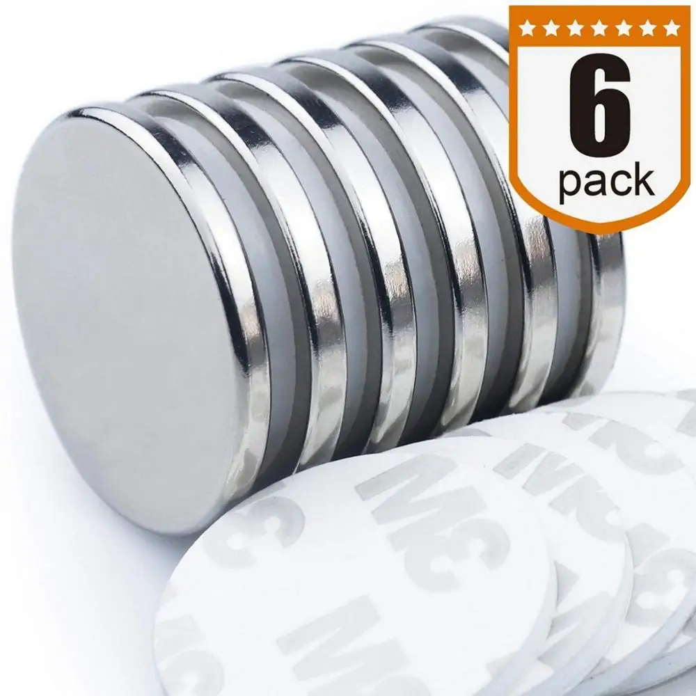 MIKEDE super strong Magnet, Rare Earth Fridge magnet,Scientific and Office Magnets etc. 1.26”D x 1/8”H, Pack of 6
MIKEDE super strong Magnet, Rare Earth Fridge magnet,Scientific and Office Magnets etc. 1.26”D x 1/8”H, Pack of 6