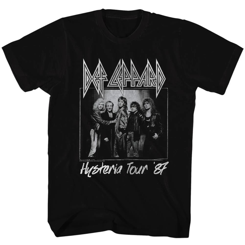 Def Leppard Hysteria Tour Black Men Adult Short Sleeve T Shirt Brand 2018 New T Shirt Man Cotton Tops Men T Shirts
Def Leppard Hysteria Tour Black Men Adult Short Sleeve T Shirt Brand 2018 New T Shirt Man Cotton Tops Men T Shirts
