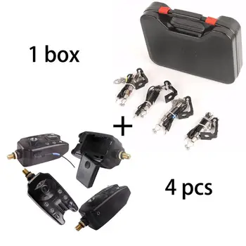 Fishing Signalizator Alarm Poisson 4pcs Bite Indicators Illuminated Swinger 4pcs Bite Alarms box Pesca Fishing Accessories
Fishing Signalizator Alarm Poisson 4pcs Bite Indicators Illuminated Swinger 4pcs Bite Alarms box Pesca Fishing Accessories