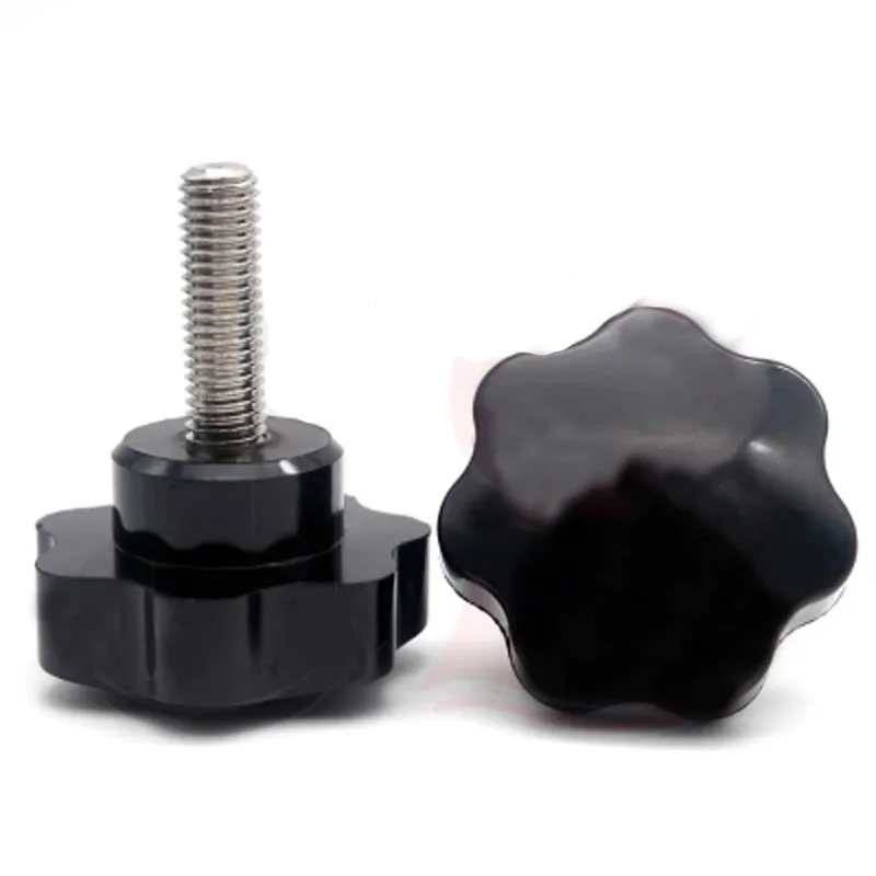 2Pcs M10 Plum blossom Torx T&TX Plastic head Seven corners Star Hand screws Adjustable handle Screw bolt Length 15mm-45mm
2Pcs M10 Plum blossom Torx T&TX Plastic head Seven corners Star Hand screws Adjustable handle Screw bolt Length 15mm-45mm