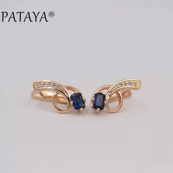 PATAYA New 585 Rose Gold Long Earrings Square Blue Natural Zircon Crystal Drop Earrings Ethnic Jewelry Tassel Green Earrings
PATAYA New 585 Rose Gold Long Earrings Square Blue Natural Zircon Crystal Drop Earrings Ethnic Jewelry Tassel Green Earrings