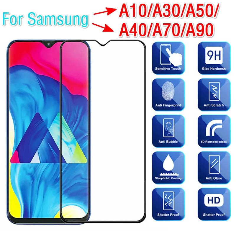 Full Cover Tempered Glass Film For Samsung Galaxy M10 M20 M30 Screen Protector Protective film For A90 A70 A40 A30 A50 A10 GLass
Full Cover Tempered Glass Film For Samsung Galaxy M10 M20 M30 Screen Protector Protective film For A90 A70 A40 A30 A50 A10 GLass