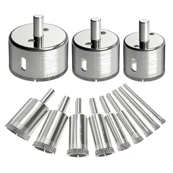 12 Pcs Drill Bits Glass Tile Hole Saw Bit Set Hollow Core Drill Bit for Glass Ceramics Tile LO88
12 Pcs Drill Bits Glass Tile Hole Saw Bit Set Hollow Core Drill Bit for Glass Ceramics Tile LO88