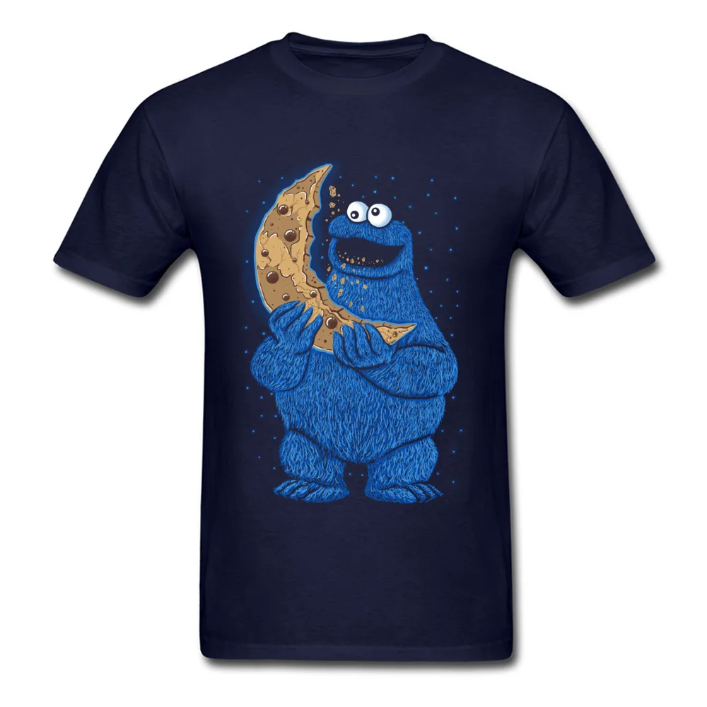 Cookie Moon Tops T Shirt 2018 New Fashion O-Neck Design Short Sleeve All Cotton Mens T-Shirt Casual T Shirt Free Shipping Cookie Moon navy