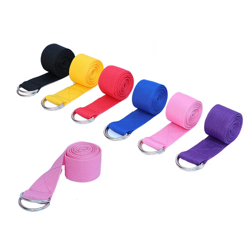 Women Yoga Stretch Strap Multi-Colors D-Ring Belt Fitness Exercise Gym Rope Figure Waist Leg Resistance Fitness Bands Yoga Belt Women Yoga Stretch Strap Multi-Colors D-Ring Belt Fitness Exercise Gym Rope Figure Waist Leg Resistance Fitness Bands Yoga Belt