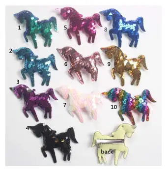 10color Embroideried Sequin Unicorn Bow With Alligator Clips Princess Hair Accessories Girls Hairpins Barrette Handmade Hair bow
10color Embroideried Sequin Unicorn Bow With Alligator Clips Princess Hair Accessories Girls Hairpins Barrette Handmade Hair bow
