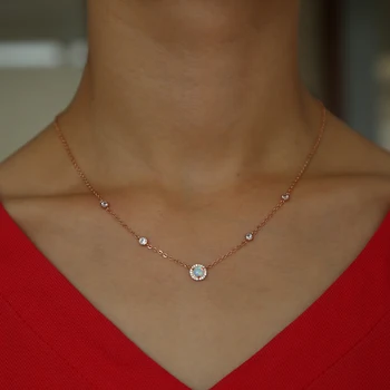 New round Opal Pendant Necklaces For Women Fashion Lady Cubic Zirconia white fire opal necklaces 41+5cm chain
New round Opal Pendant Necklaces For Women Fashion Lady Cubic Zirconia white fire opal necklaces 41+5cm chain