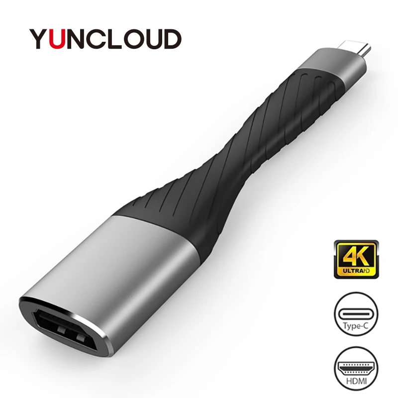YUNCLOUD USB HDMI Adapter USB HUB Type c Male to HDMI Female Converter 4K 30HZ Video dongle for Macbook Huawei P20 Samsung S11
YUNCLOUD USB HDMI Adapter USB HUB Type c Male to HDMI Female Converter 4K 30HZ Video dongle for Macbook Huawei P20 Samsung S11