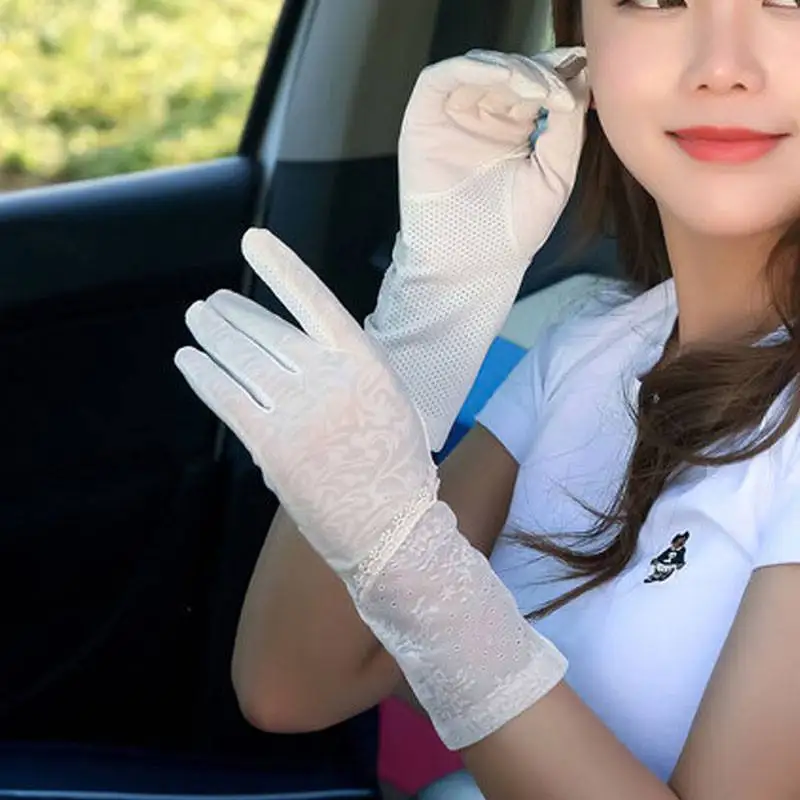 SW gloves Lady's thin spring and autumn elastic cotton summer anti-ultraviolet summer cycling short spring driving gloves
SW gloves Lady's thin spring and autumn elastic cotton summer anti-ultraviolet summer cycling short spring driving gloves