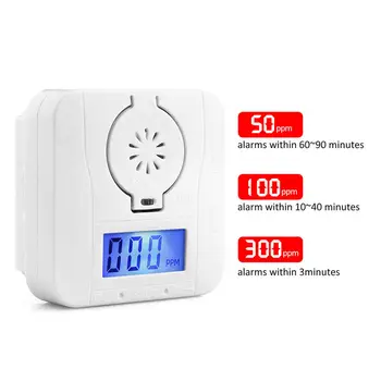 Co Carbon Monoxide Smoke Detector Alarm Poisoning Gas Warning Sensor Security Poisoning Alarm Lcd Photoelectric Detectors
Co Carbon Monoxide Smoke Detector Alarm Poisoning Gas Warning Sensor Security Poisoning Alarm Lcd Photoelectric Detectors