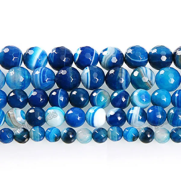 Fctory Price 16" Strand Natural Stone Faceted Blue Stripe Agat Round Beads 4 6 8 10 12MM Pick Size For Jewelry Making diy
Fctory Price 16" Strand Natural Stone Faceted Blue Stripe Agat Round Beads 4 6 8 10 12MM Pick Size For Jewelry Making diy