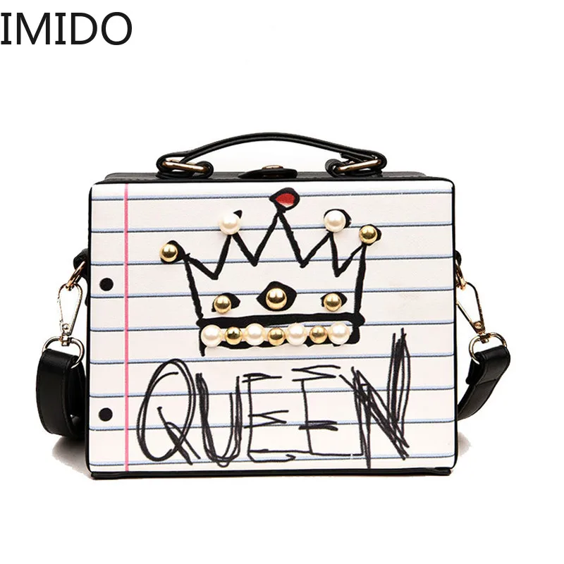 IMIDONew Arrival Fashion Letter Diamonds Pearl Rivet Box Shape Casual Female Handbag Party Purse Ladies Crossbody Messenger Bags
IMIDONew Arrival Fashion Letter Diamonds Pearl Rivet Box Shape Casual Female Handbag Party Purse Ladies Crossbody Messenger Bags