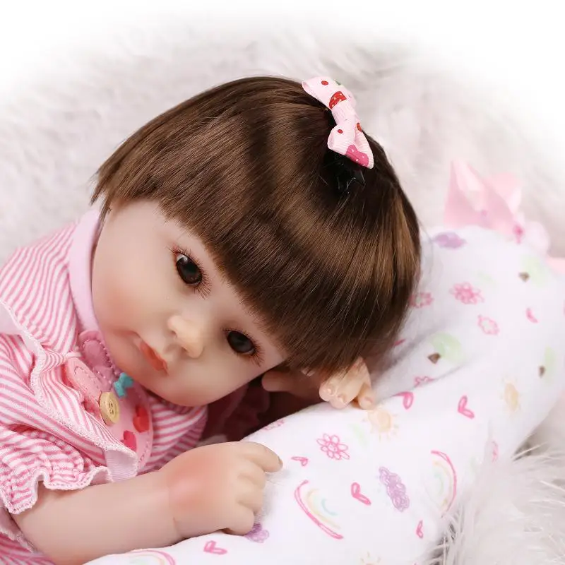 15" Real Reborn Babies Silicone Reborn Dolls for Girls Children's Birthday Gift,New Lifelike Baby Newborn Dolls with Clothes
15" Real Reborn Babies Silicone Reborn Dolls for Girls Children's Birthday Gift,New Lifelike Baby Newborn Dolls with Clothes