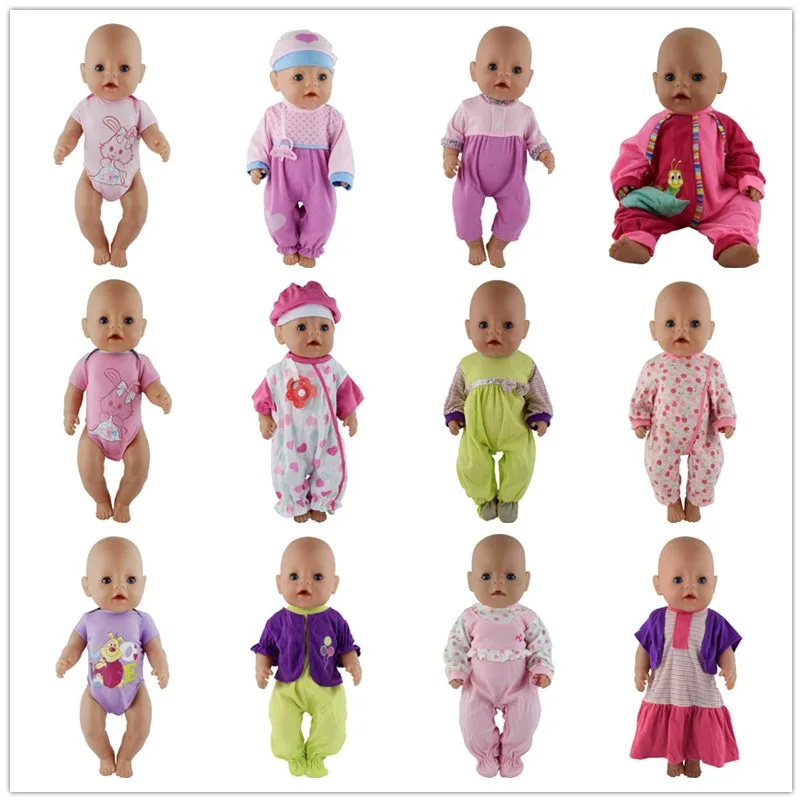 Doll Clothes 43cm Baby Born Zapf Doll Reborn Babies 17 Inch Doll Accessories