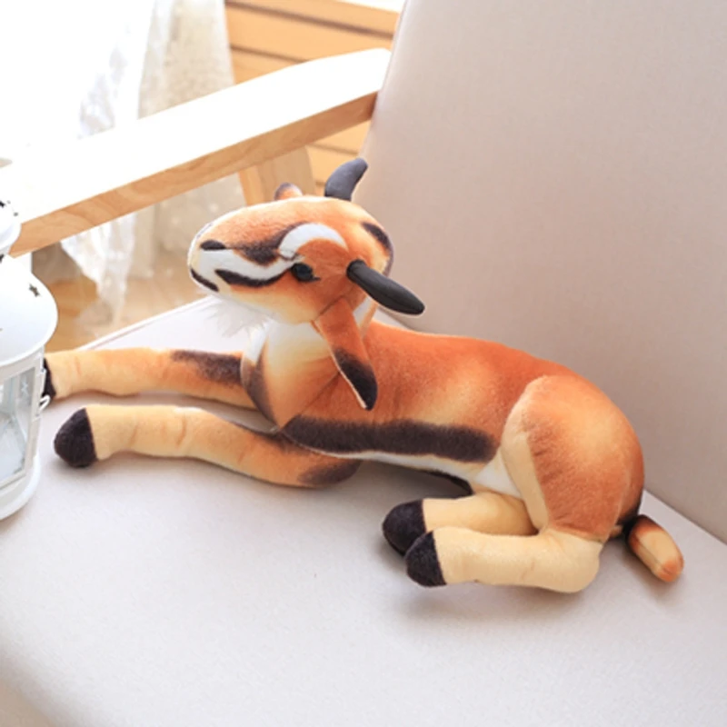 Dorimytrader lovely soft realistic lying animal antelope plush doll stuffed soft simulation goat sheep toy gift decoration 40cm
Dorimytrader lovely soft realistic lying animal antelope plush doll stuffed soft simulation goat sheep toy gift decoration 40cm