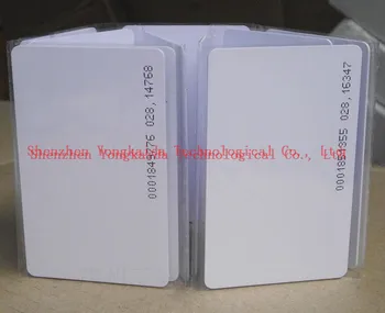 2000pcs/lot 125KHz rewritable R80 RFID card Atmel T5567/T5577/T5557 Blank card