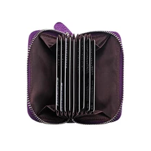 Genuine Leather 11 Card Holder Women Business ID Credit Card Holder Mini RFID Wallet 300PCS/lot Genuine Leather 11 Card Holder Women Business ID Credit Card Holder Mini RFID Wallet 300PCS/lot