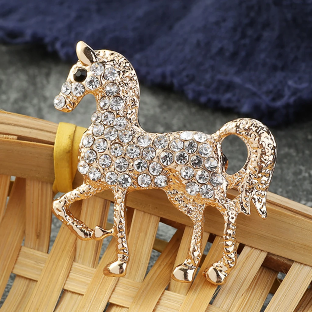 Silver/Gold Tone Fashion Crystal Horse Animals Pins Brooch enamel pin Women Jewelry brooches for women lapel pin men suit 2019
Silver/Gold Tone Fashion Crystal Horse Animals Pins Brooch enamel pin Women Jewelry brooches for women lapel pin men suit 2019