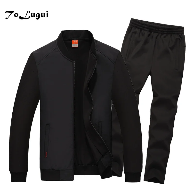2018 New Men's Sportswear Spring&Autumn Tracksuit Men Jacket + Sweatpants Set Men's Clothing Two Piece Set Plus Size 6XL 7XL 8XL
2018 New Men's Sportswear Spring&Autumn Tracksuit Men Jacket + Sweatpants Set Men's Clothing Two Piece Set Plus Size 6XL 7XL 8XL