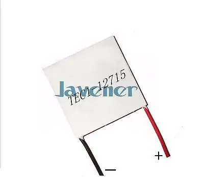 40x40mm 12V 15A Heatsink Thermoelectric Cooler Peltier Cooling Plate New Refrigeration Module TEC1-12715
40x40mm 12V 15A Heatsink Thermoelectric Cooler Peltier Cooling Plate New Refrigeration Module TEC1-12715