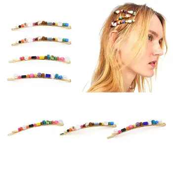 Ethnic Style Women Girls Side Bangs Hair Clip Handmade Colorful Wooden Beaded Long Strip Hairpin Beach Vacation Hair Accessories
Ethnic Style Women Girls Side Bangs Hair Clip Handmade Colorful Wooden Beaded Long Strip Hairpin Beach Vacation Hair Accessories