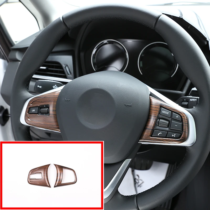 Pine Wood Grain For BMW X1 F48 2 series 218i f45 F46 2016-2019 ABS Chrome Steering Wheel Button Cover Trim For BMW X2 F47 2018
Pine Wood Grain For BMW X1 F48 2 series 218i f45 F46 2016-2019 ABS Chrome Steering Wheel Button Cover Trim For BMW X2 F47 2018