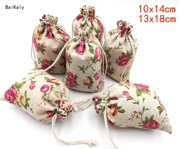 100pcs/lot Christmas Rose printing Bag Cotton Linen Gift Bags Party Favor Gift Packaging Bags Drawstring Pouch Wedding supplies
100pcs/lot Christmas Rose printing Bag Cotton Linen Gift Bags Party Favor Gift Packaging Bags Drawstring Pouch Wedding supplies