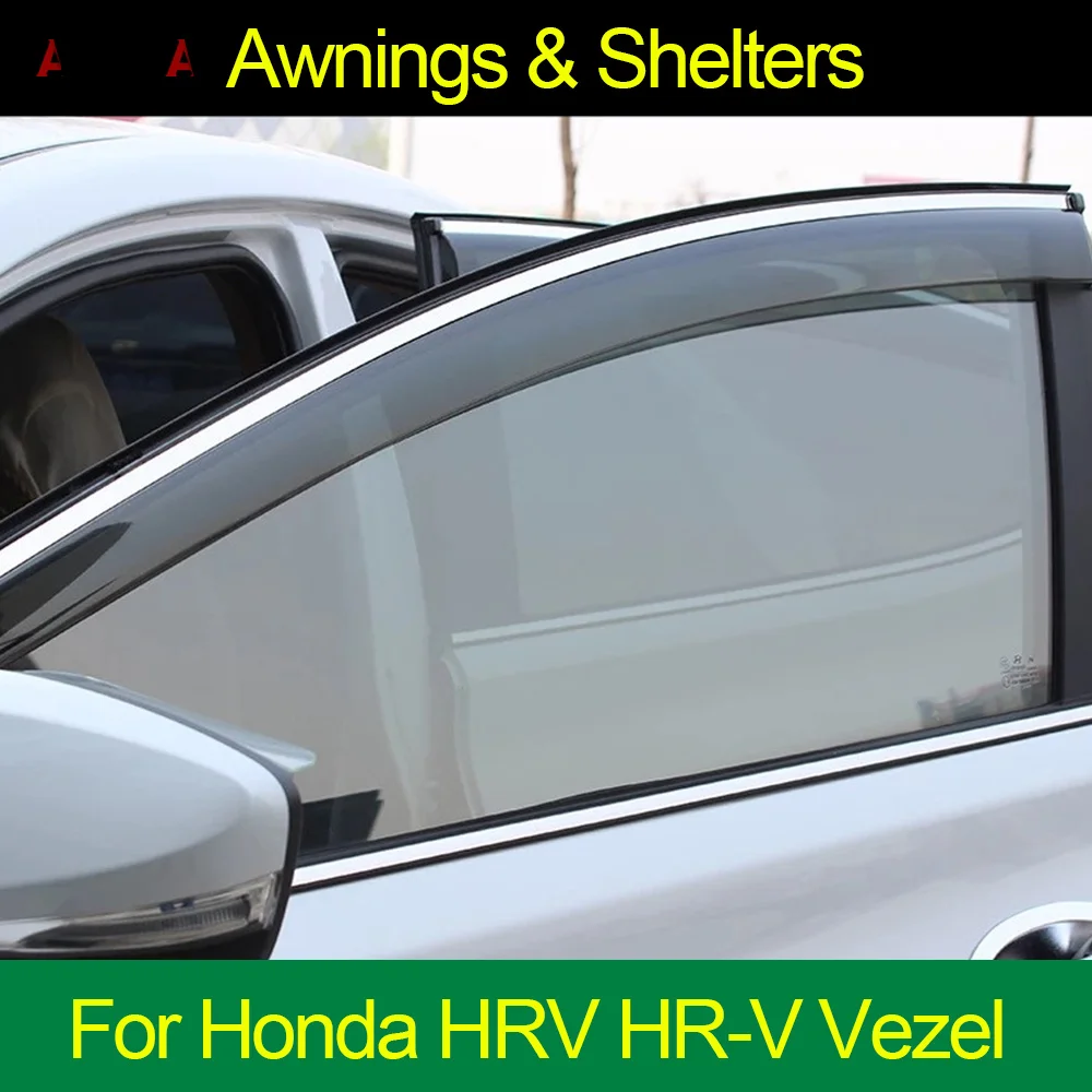 AITWATT Window Visor Vent Shade Rain Sun Wind Guard Deflectors Awnings Shelters Cover For Honda HRV HR-V Vezel 2014 2015 2016
AITWATT Window Visor Vent Shade Rain Sun Wind Guard Deflectors Awnings Shelters Cover For Honda HRV HR-V Vezel 2014 2015 2016