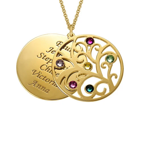 Filigree Family Tree Pendant Necklace with Birthstones Birthstones Long Necklaces Jewelry Custom Made Any Name YP2547
Filigree Family Tree Pendant Necklace with Birthstones Birthstones Long Necklaces Jewelry Custom Made Any Name YP2547