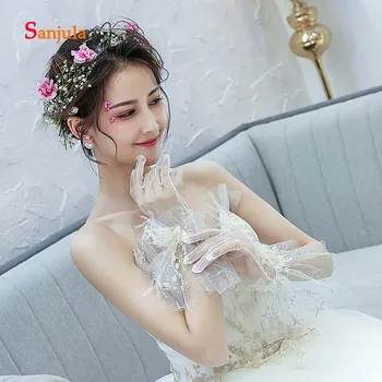 Pearls Sliver Stars On Wrist Special Bridal Gloves 2019 Newly Full Finger Sheer Gloves Feathers Women Party Accessories G46
Pearls Sliver Stars On Wrist Special Bridal Gloves 2019 Newly Full Finger Sheer Gloves Feathers Women Party Accessories G46