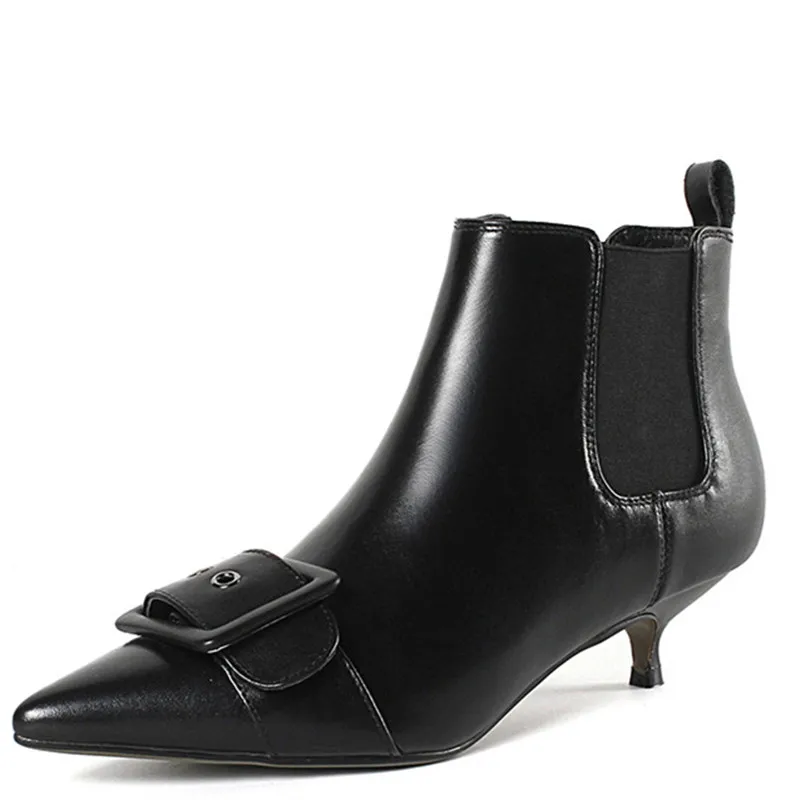 LOVEXSS Woman Autumn Winter Buckle Ankle Boots Fashion Plus Size 33 43 Martin Boots Black Beige High Heeled Shoes 2018 
LOVEXSS Woman Autumn Winter Buckle Ankle Boots Fashion Plus Size 33 43 Martin Boots Black Beige High Heeled Shoes 2018