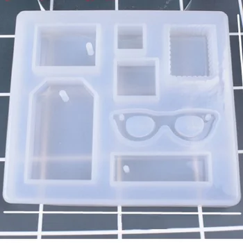 DIY Silicone Mold Resin Eye Glasses Jewelry Making Mould Epoxy Pendant Craft Tool Handmade
DIY Silicone Mold Resin Eye Glasses Jewelry Making Mould Epoxy Pendant Craft Tool Handmade