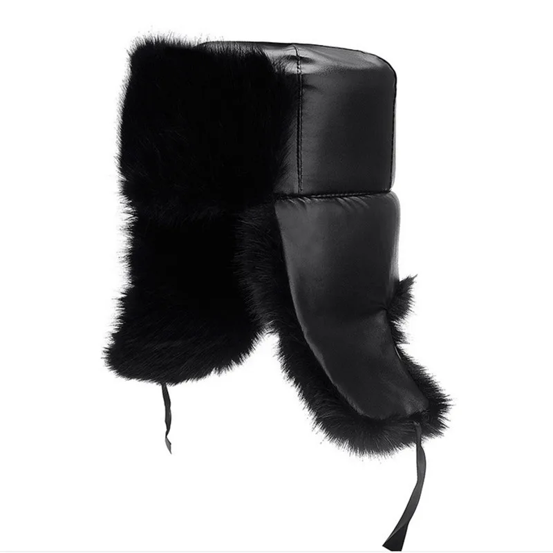 leather men's Bomber hats with ear flap Russian winter Faux fur Earmuffs caps brown black colors
leather men's Bomber hats with ear flap Russian winter Faux fur Earmuffs caps brown black colors