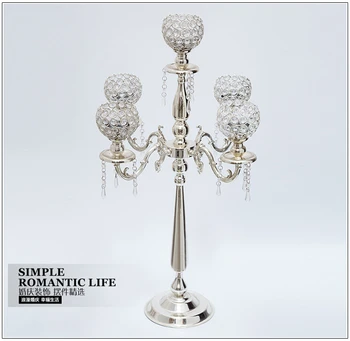 H82cm 5arm crystal wedding candlestick wedding silver candelabra wedding crystal candelabra with crystal ball ZT088
H82cm 5arm crystal wedding candlestick wedding silver candelabra wedding crystal candelabra with crystal ball ZT088