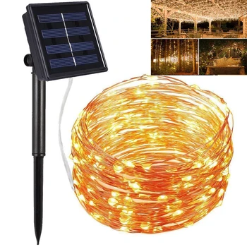 50/100 LED Solar String Light Christmas Decoration Lantern Festival String Light Garden Waterproof Copper String Light String
50/100 LED Solar String Light Christmas Decoration Lantern Festival String Light Garden Waterproof Copper String Light String